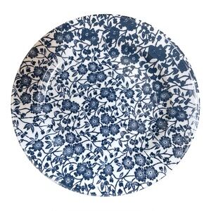Churchill England Blue & White Floral 11” Dinner Plates Set of 4 Pattern BS4034